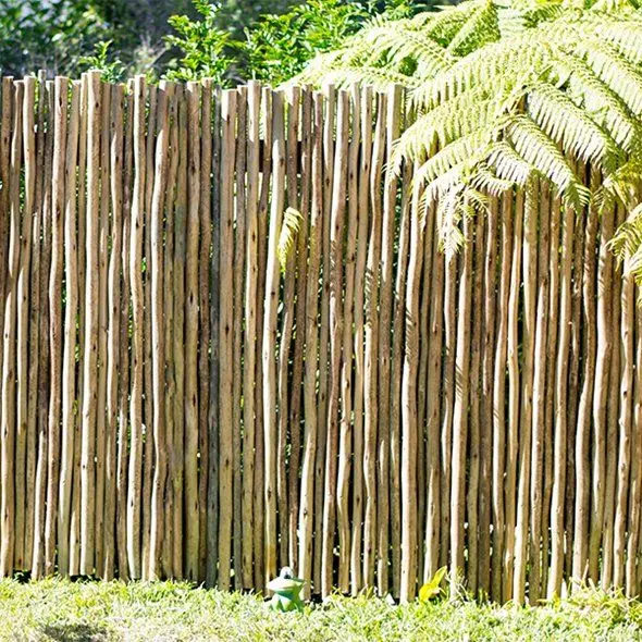simple eucalyptus fencing
