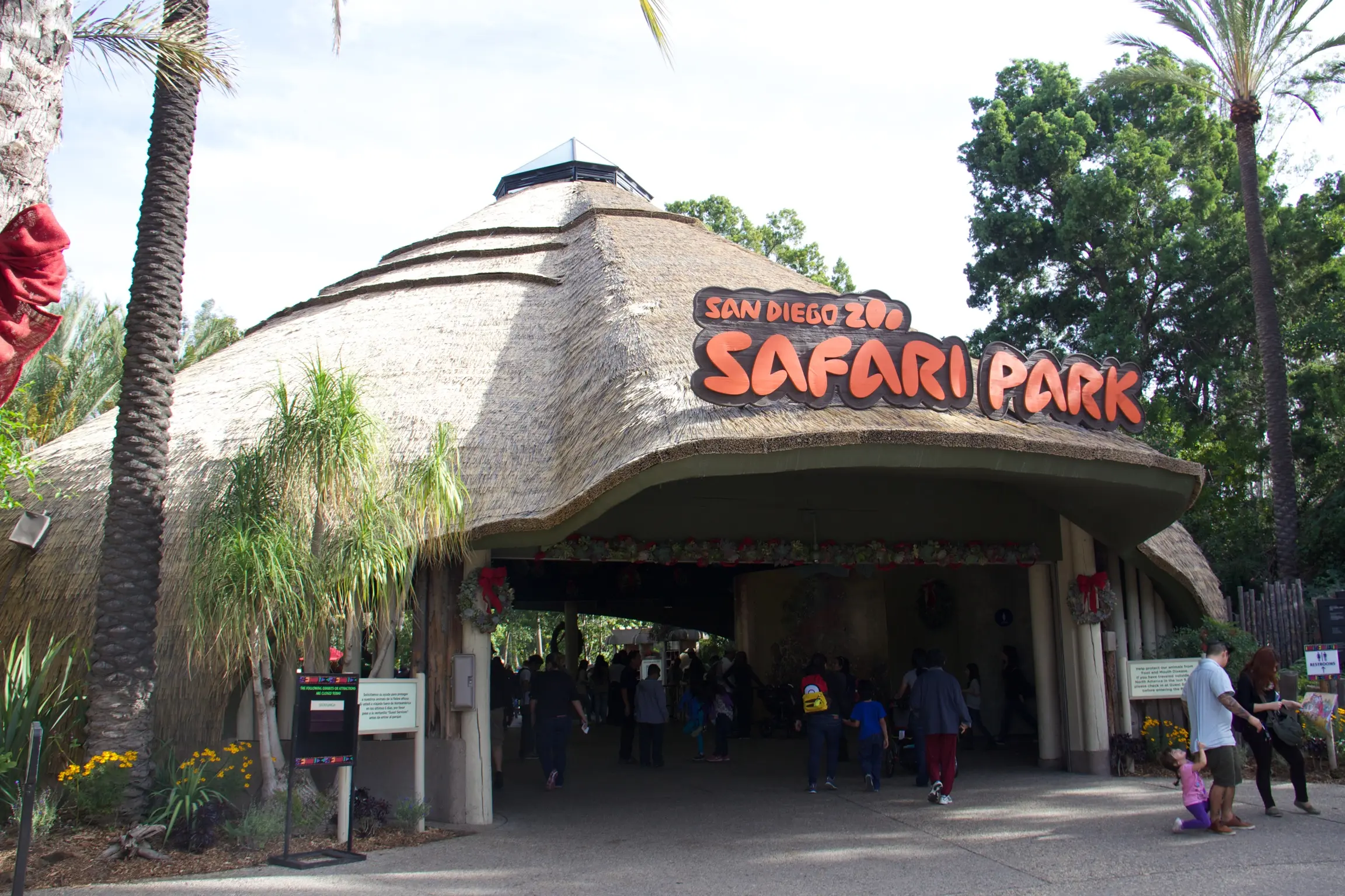 San Diego Safari Park viro reed front view
