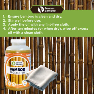 bamboo finish oil application